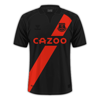 Everton 2021/22 - Segunda equipación