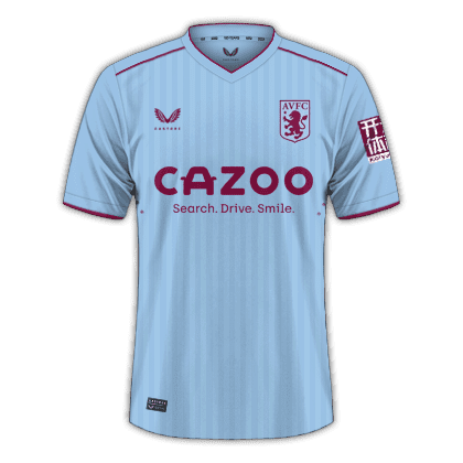 Aston Villa 2022/23 - Segunda equipación