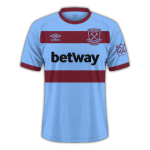 West Ham 2020/21 - Segunda equipación